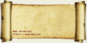 Andjelina Dačić vizit kartica